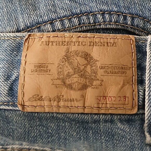 Eddie Bauer Vintage Jeans 8 Petite 8P Boot Cut Mid Rise 100% Cotton - Picture 8 of 10